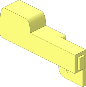 ~Garage Door Counterweight with Pin Hole Right