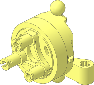Technic Steering Wheel Bearing with 2 Towballs
