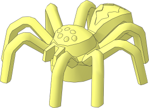 Animal Spider with Elongated Abdomen