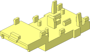~Electric Train Track  9V Power Connector