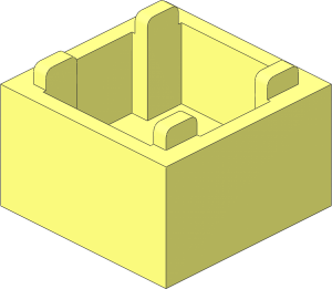 Container  2 x  2 x  1 Crate Reinforced