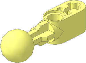 =Technic Beam  2 Liftarm with Straight Ball Joint