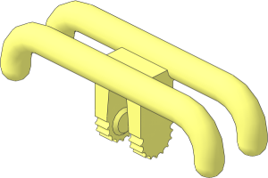 Train Pantograph Shoe with Locking Hinge