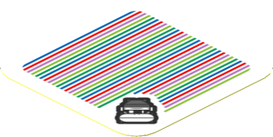Sticker 1.8 x 1.8 with Bar Code and Funky Kong