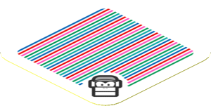 Sticker 1.8 x 1.8 with Bar Code and Diddy Kong