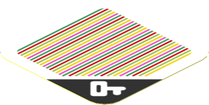 Sticker 1.8 x 1.8 with Bar Code and Key Block