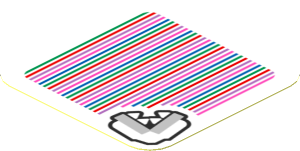 Sticker 1.8 x 1.8 with Bar Code and Bone Piranha Plant