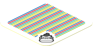 Sticker 1.8 x 1.8 with Bar Code and Donkey Kong