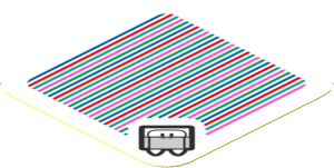 Sticker 1.8 x 1.8 with Bar Code and Fliprus