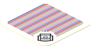 Sticker 1.8 x 1.8 with Bar Code and Ice Bro
