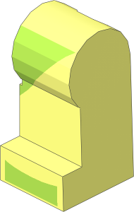 Minifig Leg Left with Lime Leotard and Toes Pattern