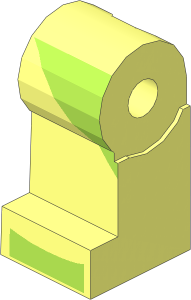 Minifig Leg Right with Lime Leotard and Toes Pattern