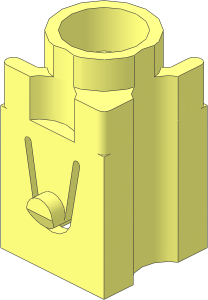 ~Scala Support Connector with Hole and Extended Connector