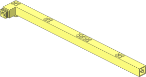 Scala Support  4 x 40 Bent 90 Degrees - with Connectors