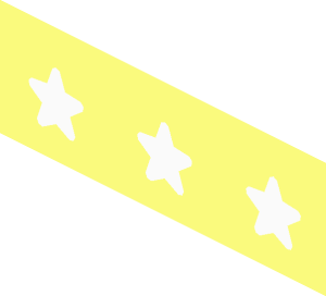 ~Minifig Hips with  6 White Stars Pattern - Half