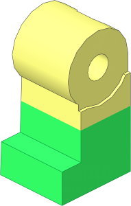 Minifig Leg Right with Bright Green Lower Leg Pattern