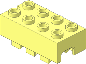 ~Electric Brick  2 x  4 x  1.333 Sensor Light - Top