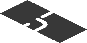 ~Sticker  0.8 x  1.9 with White LAZER Logo on Black Background Right -  Second Face