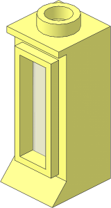 Window  1 x  1 x  2 Classic with Long Sill (Complete)