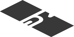 ~Sticker  0.8 x  1.9 with White LAZER Logo on Black Background Right -  Fourth Face