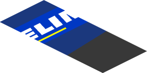 ~Sticker  0.8 x  4.1 with Michelin Logos and Black Air Vent on Blue Background - Second Face