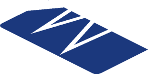 ~Sticker  4.0 x  1.8 with Black "2" on Blue and White Background - Fourth Face