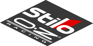 ~Sticker  1.0 x  1.8 with Red "2" and White Logos on Black Background Right - Logos with Frame