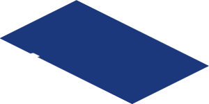 ~Sticker  4.0 x  1.8 with Ford and MS-RT Logos and Emergency Signals on Blue Background - Second Face