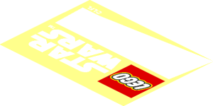 ~Lego and Star Wars Logos and White Line Pattern