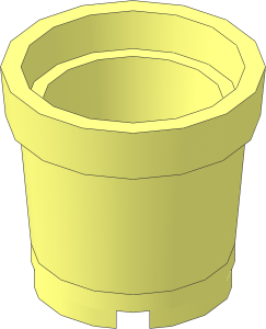 Bucket  2 x  2 without Handle Holes