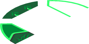 ~Electric Brick  4 x  4 x  0.667 Round - Top with  2 Studs with Gold Dragon Head and Ninjago Logogram "Energy" Pattern - Half