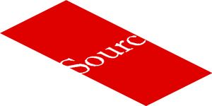 ~Sticker  0.8 x  4.1 with Silver Ferrari Horse and White CapitalSource Logos on Red Background - Ninth Face