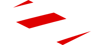 ~Sticker  0.8 x  1.9 with White Stripes on Red Background Right - Third Face