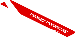 ~Sticker  1.9 x  1.8 with Ferrari Logo and White 63 on Green Square and White Stripes on Red Background Right - First Face