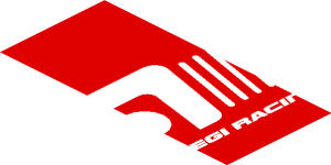 ~Sticker  0.8 x  1.9 with White Logos on Red Background Left - Second Face