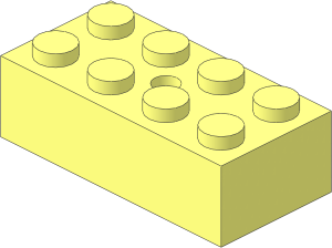 Brick  2 x  4 with Hole in Top