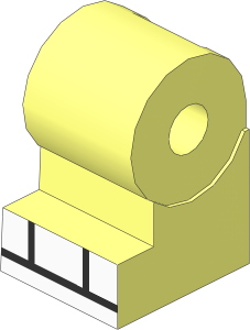 Minifig Leg Medium Right with  White Boots with Black Lines Pattern