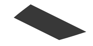 ~Sticker  1.8 x  3.0 with Black Triangle and Grey Air Vent on White Background Right -  Second Face