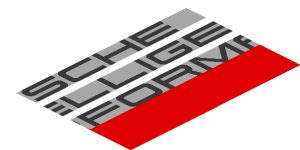 ~Sticker  0.8 x  4.0 with Black "PORSCHE INTELLIGENT PERFORMANCE" on Grey Stripes and Red Stripe on White Background Left - Third Face