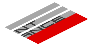 ~Sticker  0.8 x  4.0 with Black "PORSCHE INTELLIGENT PERFORMANCE" on Grey Stripes and Red Stripe on White Background Left - Second Face