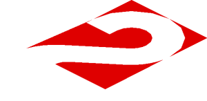 ~Sticker  1.8 x  1.8 with Black, Red and Grey Stripes and White "2" in Red Square on White Background Right - Number 2