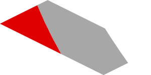 ~Sticker  1.9 x  0.8 with White Logos in White, Grey and Red Stripes on Black Background Right - Second Face