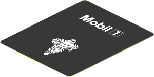 Sticker  2.2 x  1.8 with White Logos on Black Background