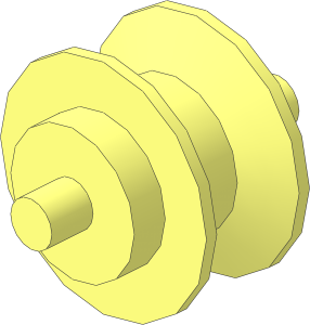 Wheel Centre with Stub Axles
