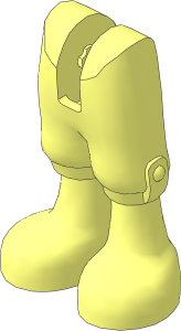 Figure Friends Legs with Cropped Trousers (Thin Hinge)