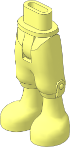 Figure Friends Hips and Legs with Cropped Trousers (Thin Hinge)