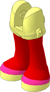 Figure Friends Legs with Shorts with Medium Nougat Legs and Shoes with Magenta Stripe Pattern