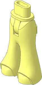 Figure Friends Hips and Legs with Bell-Bottoms Pants