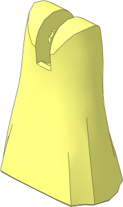 Figure Friends Legs with Full Length Skirt (Thin Hinge)
