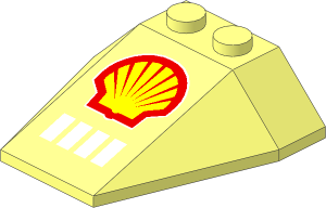Wedge  4 x  4 Triple with Shell Logo Pattern
